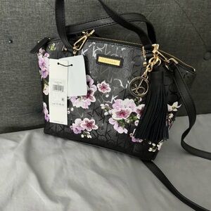 Calvin Klein Black Floral Women's Bag